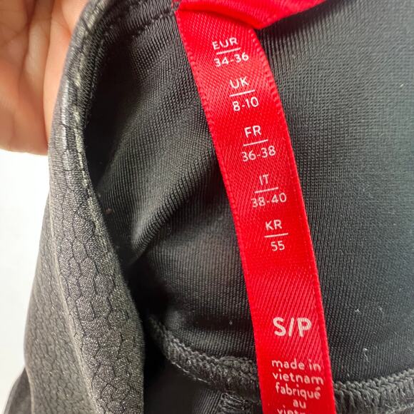 Spanx Snake Skin Faux Leather Legging Black Size S Mid Rise Skinny Leg Stretch - Picture 5 of 11